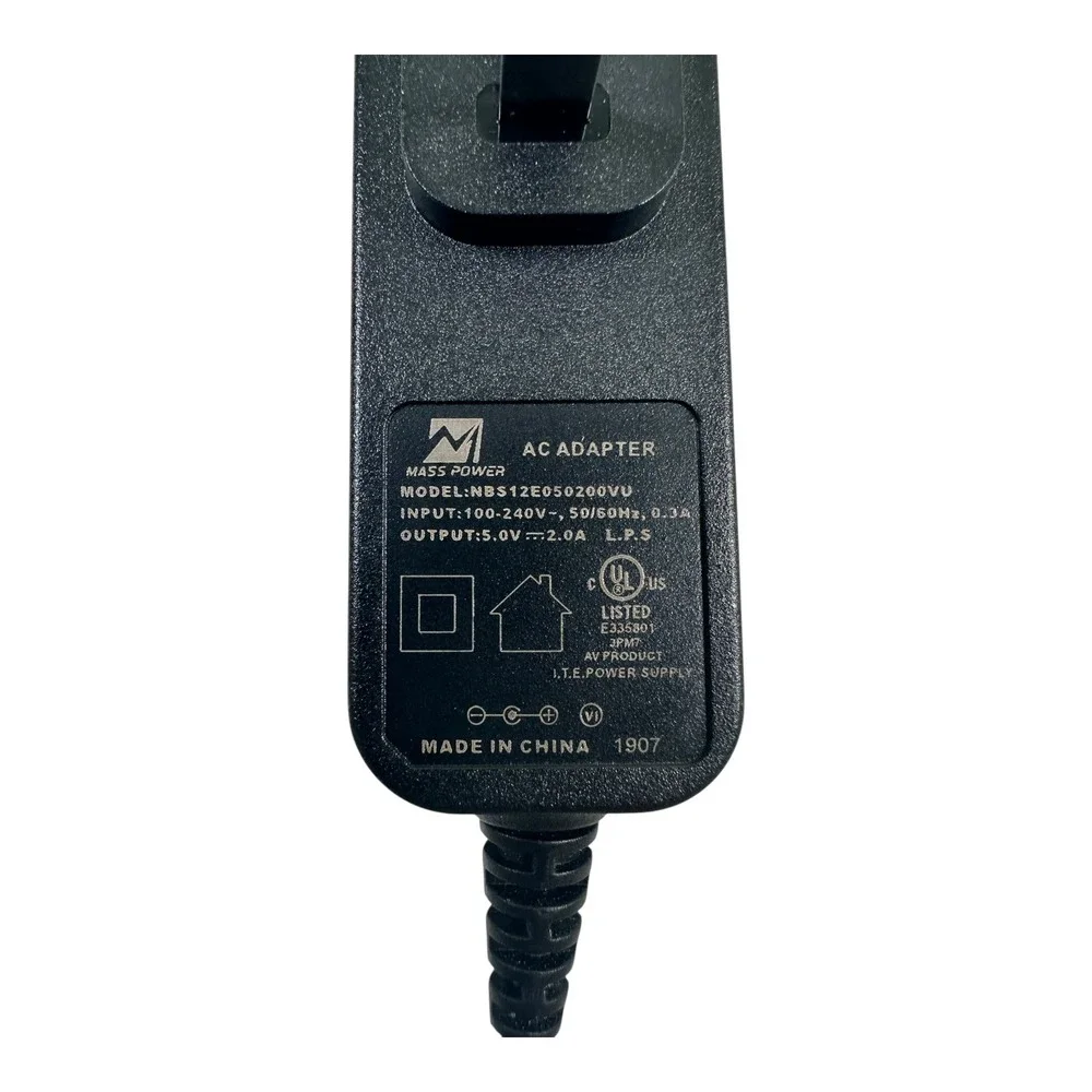 Mass Power AC‎ Adapter NBS12E050200VU Power Supply Charger Cord